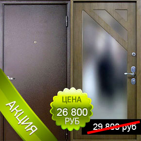 Дверь с зеркалом